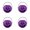 Purple, variant on Halloween Pumpkin Candy Bucket Holders for Kids Trick or Treat, 4 Pack Mini Witches Cauldron Kettle with Handles, Orange Green Pink Party Decor Supply
