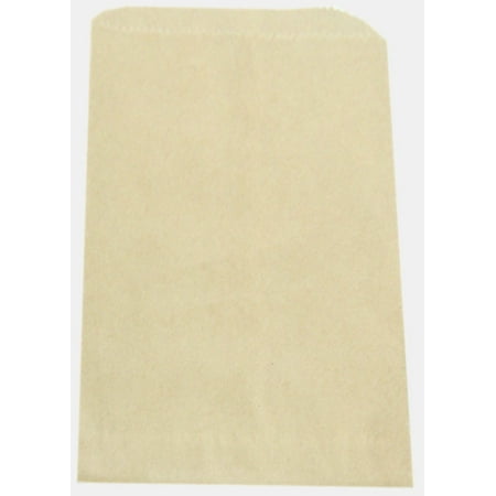 5 X 7 Natural Kraft Flat Paper Merchandise Bags 50pack