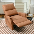 thumbnail image 3 of Electric Power Recliner Chair with USB Ports,Modern Fabric Reclining Chair Single Sofa Chair,Small Recliner Home Theater Seating for Bedroom Living Room Office,30.12"LX36.2"WX44"H,Orange, 3 of 7