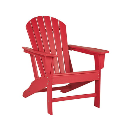 Signature Design by Ashley Sundown Treasure Outdoor Red Adirondack Chair
