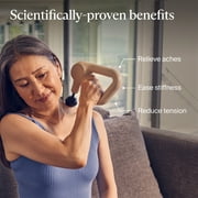 TheraGun Relief Massage Gun by Therabody | Deep Tissue Muscle Massage Gun with 3 Attachments | Sand