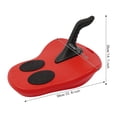 thumbnail image 2 of Red Snow Sleds for Kids and Adult, Sled Snowboard for 1-2 Riders with Handle and Pull Rope, Lightweight Compact Scooter Board, Sit Down Winter Sled, Portable Downhill Snow Skate for Winter Fun, 2 of 16