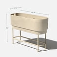 thumbnail image 3 of Veradek Demi Series Raised Garden Bed 42" Self-Watering Planter - Sand, 3 of 11