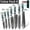 7PCS SET, variant on Kitchen Knife Set VG10 Damascus Steel Japanese Chef Knives Santoku Knife 67 Layers Carving Paring Utility Fruit Vegetable Slicing Knives Abalone Shell Full Tang Handle
