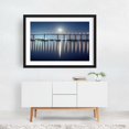 thumbnail image 2 of Coronado Bridge Lights - Coronado California Photography Night Sky Bridge Harbor Cityscape Boat Moon Black Framed Wall Art Print 5 x 7 inches, 2 of 4