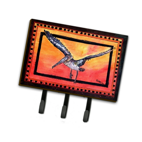 Carolines Treasures 8095TH68 Bird - Pelican Leash or Key Holder Triple multicolor