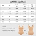 thumbnail image 6 of COMFREE Womens' Waist Trainer Seamless Round Neck Tummy Control Shapewear Bodysuit, 6 of 6