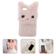 thumbnail image 1 of BEADCEST Animal Fuzzy Protective Case Pink TPU Dustproof Daily Use 1Set, 1 of 4