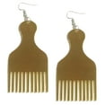 thumbnail image 3 of Afro Pick Mirror Earrings, 3 of 4