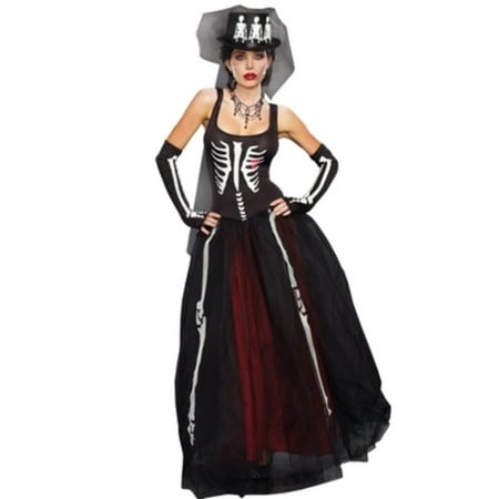 Ms. Bones Costume Dreamgirl 9903 Black