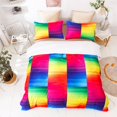 thumbnail image 2 of 3D Colorful Abstract Quilt Cover Set Bedding Set Duvet Cover Pillowcases 457, 2 of 8