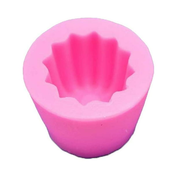 Bewildely Molde de silicona para velas, bricolaje, cerámica hecha a mano, yeso para dulces, aromaterapia, pudín de yeso, herramienta para Herramientas y accesorios para hornear