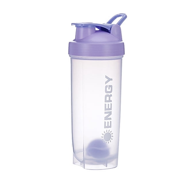 Vaso Mezclador Para Batidos De Proteínas De Gran Capacidad Con Medidor Y Agitador. Vaso Deportivo Totalmente De Plástico.