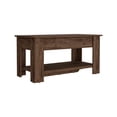 thumbnail image 2 of Storage Table with Lift Top, Shoe Rack - Dark Brown - Living Room, Bedroom, Entryway, 2 of 8