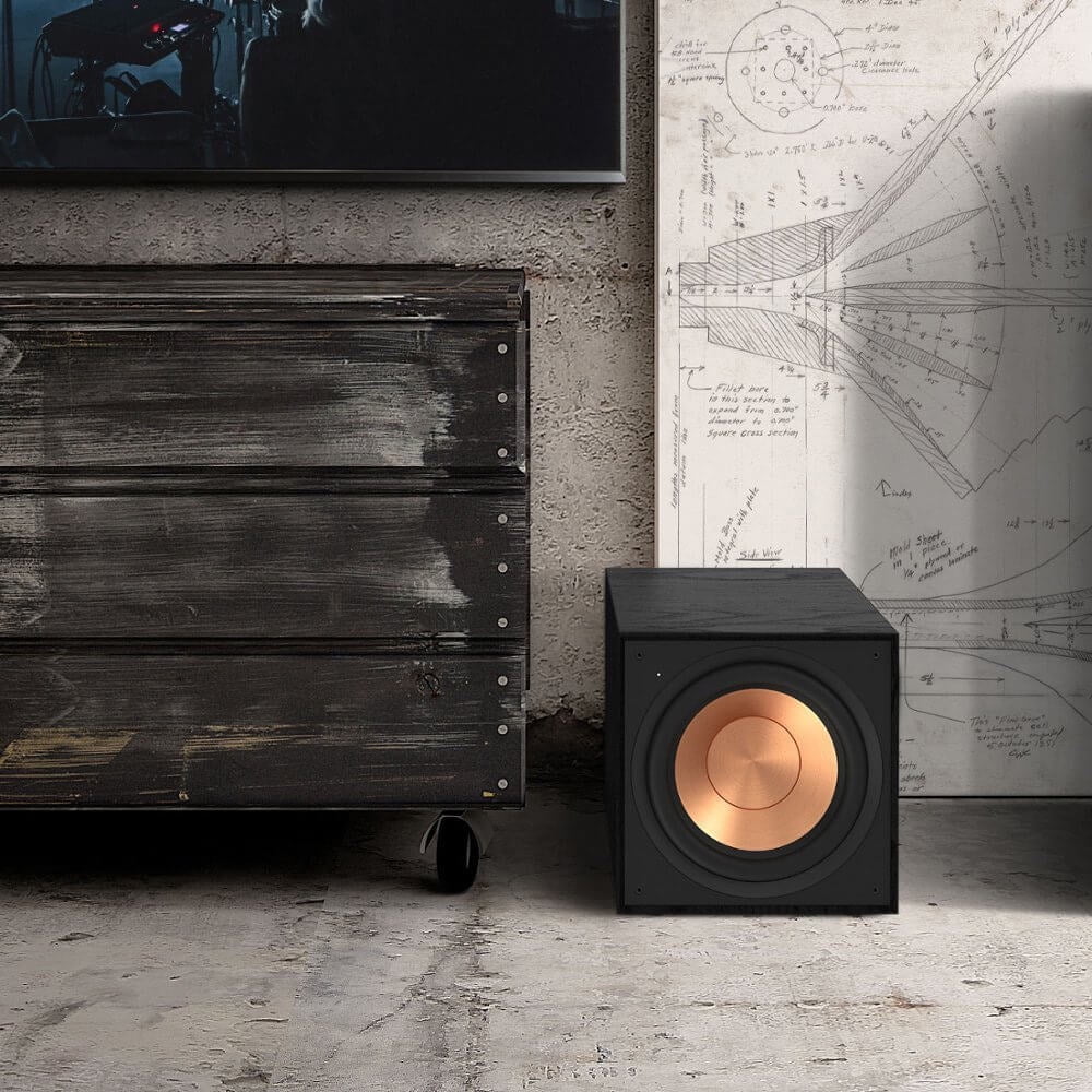 Klipsch Reference R-101SW 10" 300W Powered Subwoofer, Black