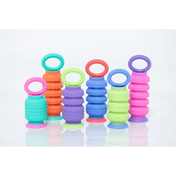 KRUMPLES Fidget PLUNGY 6-Pack - On-The-Go Fidget Fun
