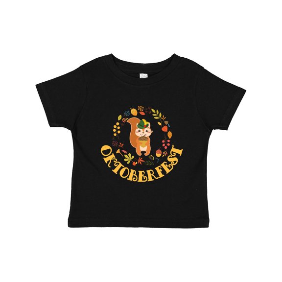 Inktastic Oktoberfest Autumn Festival Squirrel Boys or Girls Toddler T-Shirt