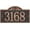 Red Copper, variant on Handcrafted Carving Vintage Address Plaque for Yard Outside House Sign Decorative Personalized House Sign Garden Wall Plaque