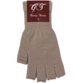 thumbnail image 3 of Unisex Warm Half Finger Stretchy Knit Fingerless Gloves, 3 of 3