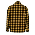 thumbnail image 5 of iHPH7 Womens Shacket Going Out Jackets for Women Plaid Jacket for Woman Casual Outerwear Plaid Shacket Open Front Cardigan for Women Womens Jackets Casual Yellow M, 5 of 6