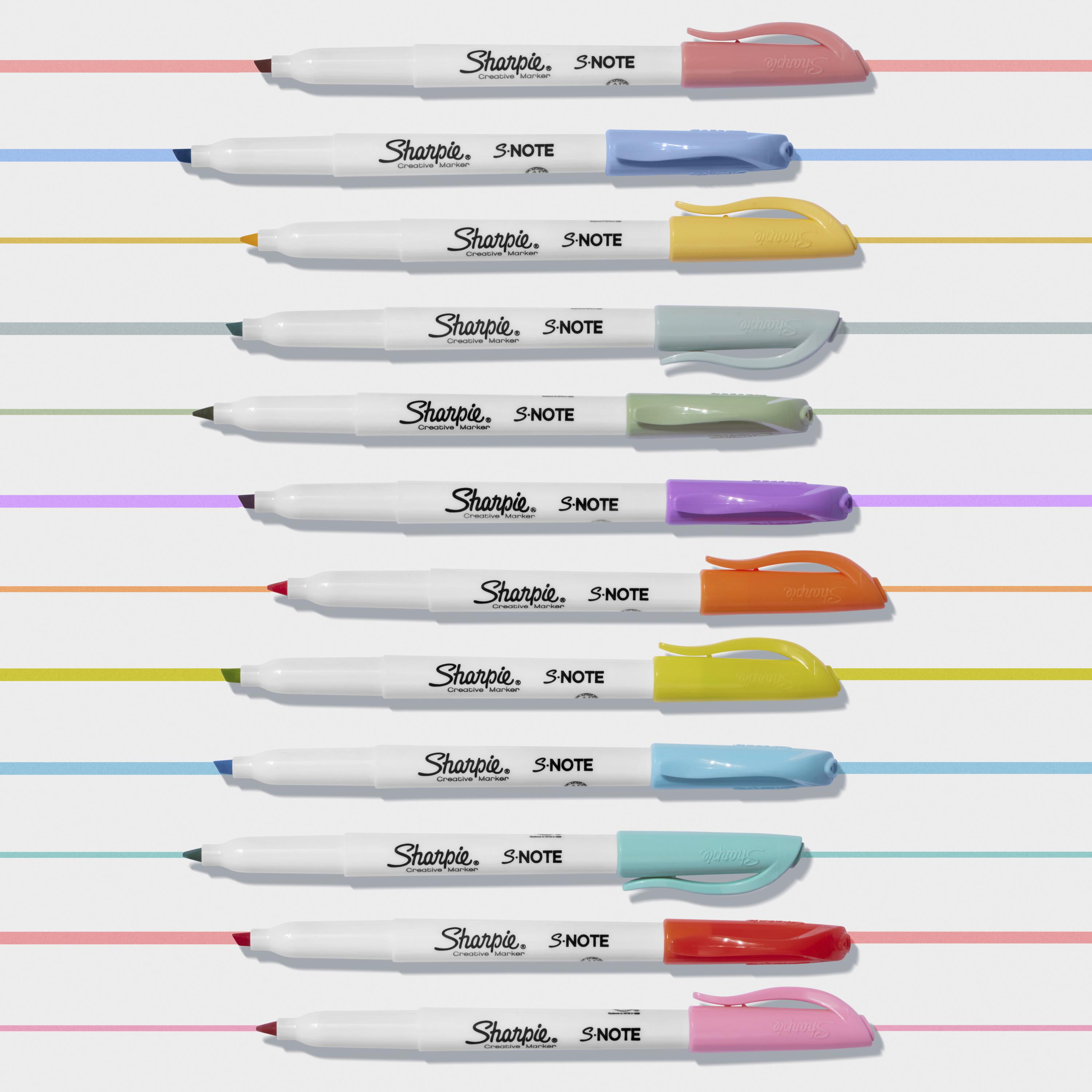 S10APO Sharpie S-Note V2 Color Assorted 24 Count Set