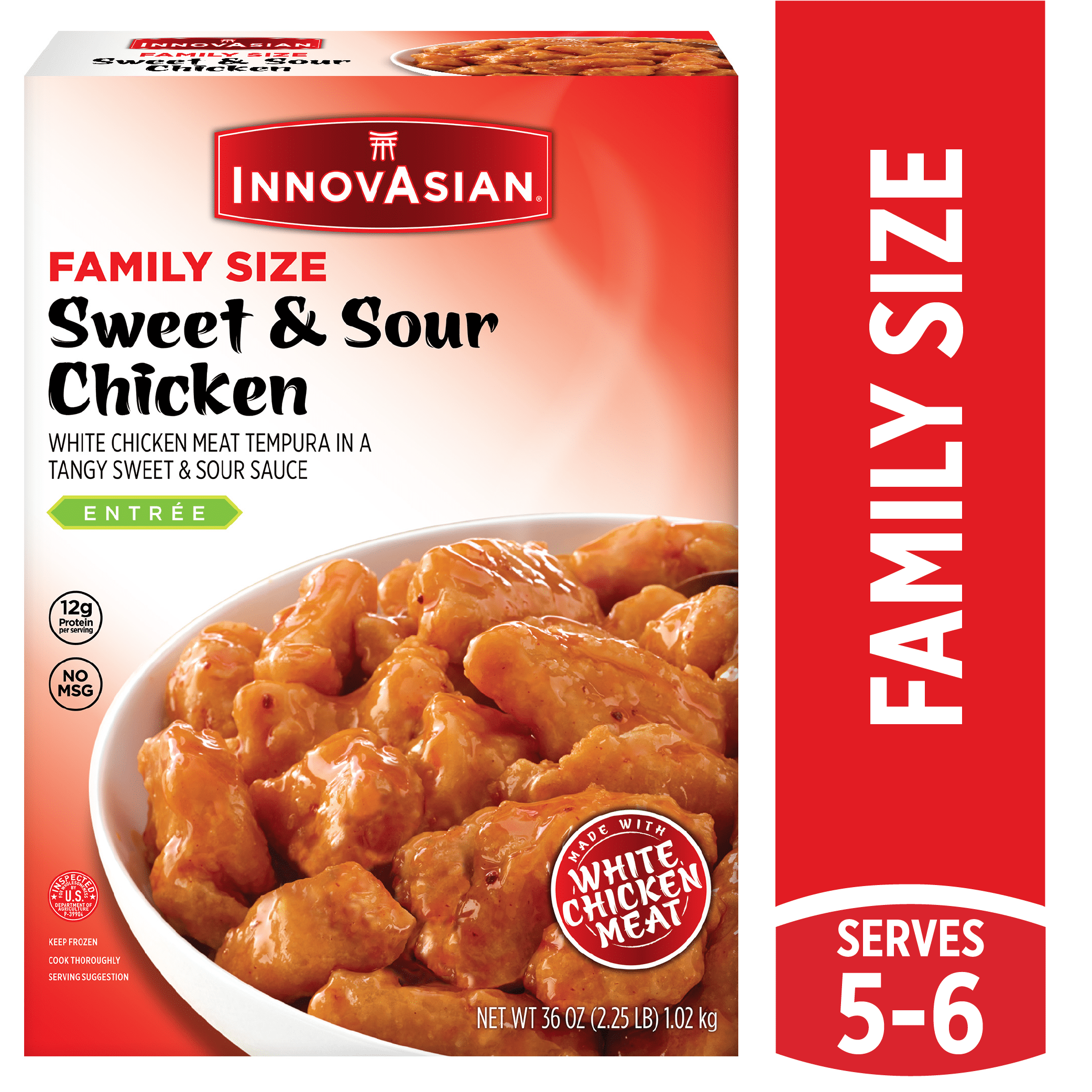 InnovAsian Sweet & Sour Chicken Meal, 36 oz (Frozen)