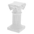 thumbnail image 1 of OULII Statues Grecques Miniatures Pilier Romain Résine Blanche Décoration Intérieure Lot de 1, 1 of 8
