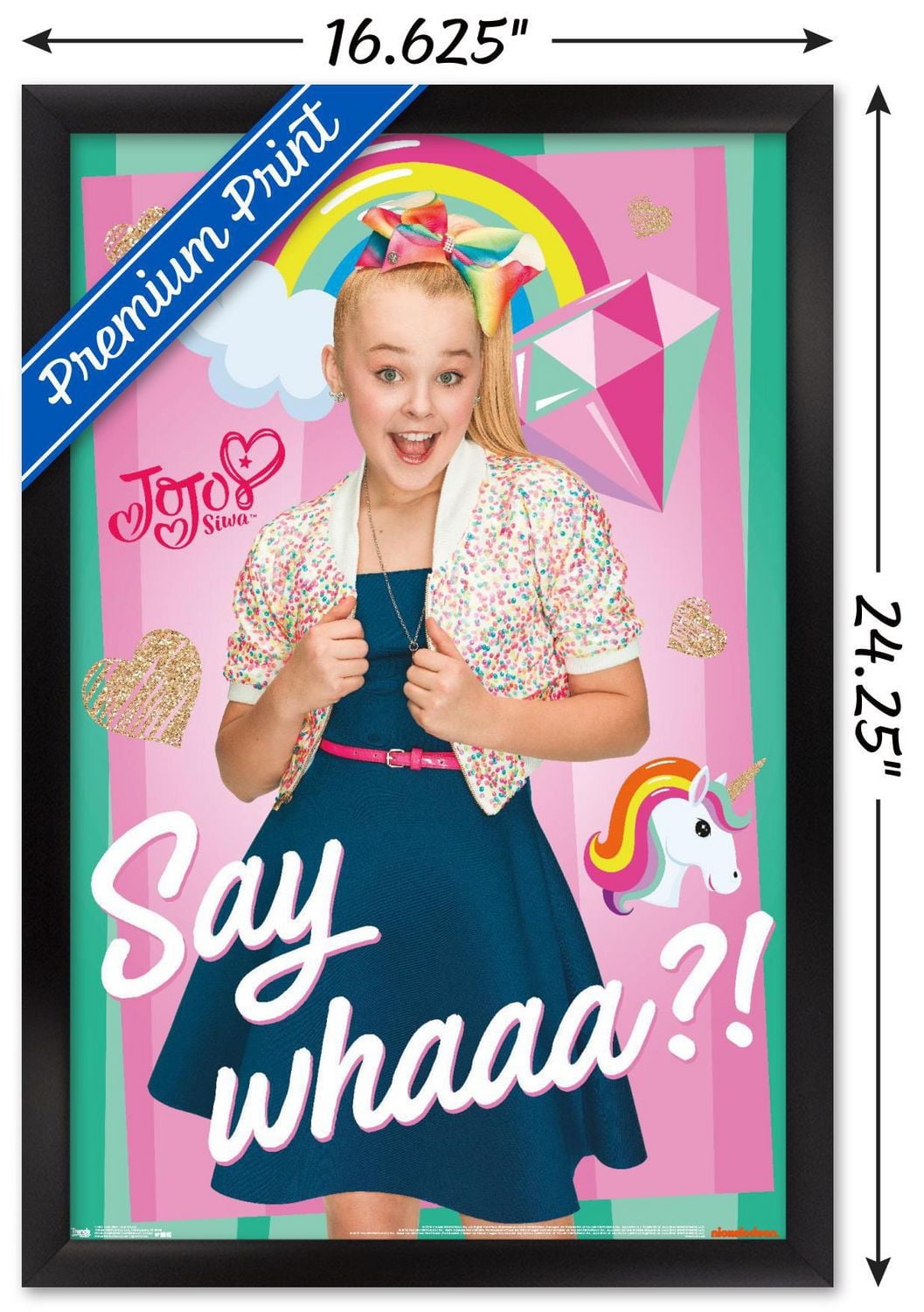 JoJo Siwa - Say Whaa Wall Poster, 22.375" x 34"