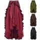 thumbnail image 4 of Vestido cruzado gótico steampunk para mujer, de talla grande, estilo pirata victoriano con volantes, estilo europeo y americano, 4 of 6