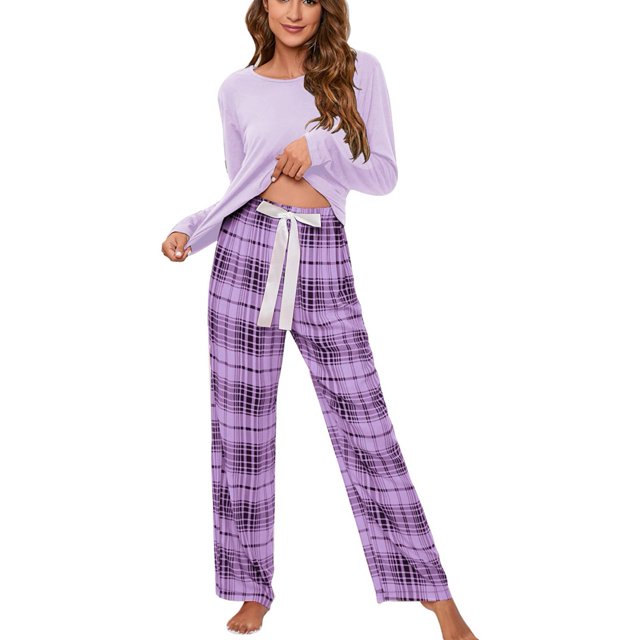 Ensemble de Vêtements de Nuit, Femmes Pyjama à Manches Longues Pyjama Ensemble Pyjama à Manches Longues Ensemble Performance Inégalée