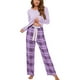 thumbnail image 3 of Conjunto de Pijama ANGGREK de Manga Larga Transpirable Suelto 2 Piezas para Mujer, 3 of 6