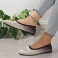 thumbnail image 2 of Cathalem Women's Dressy Flats Comfortable Square-Toe Style,Red 37, 2 of 5