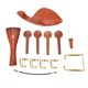 thumbnail image 4 of Mentonera para violín, Mentonera para violín Completo Profesional Reposa mejillas para violín Accesorios para violín Tecnología avanzada, 4 of 8