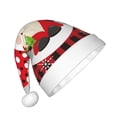 thumbnail image 2 of Salouo Gnome And Buffalo Plaid for Christmas Hat for Kids Xmas Holiday Hat Santa Hat for Boys & Girls Festive Headwear Accessories Fit for Christmas/ New Year/Holiday/Party, 2 of 6