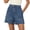 Blue, variant on Summer Women High Waisted Casual Denim Shorts Denim Shorts Wide Leg Shorts with Pockets