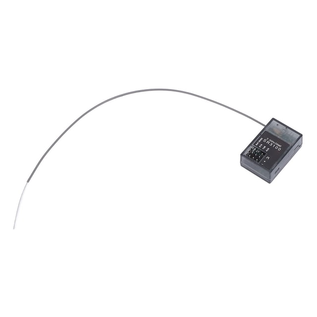 Receptor SR3100, Fácil De Instalar Respuesta Rápida ABS Receptor SR3100 De 3 Canales 3.5-9.6V Para Control Remoto DX3R DX5C