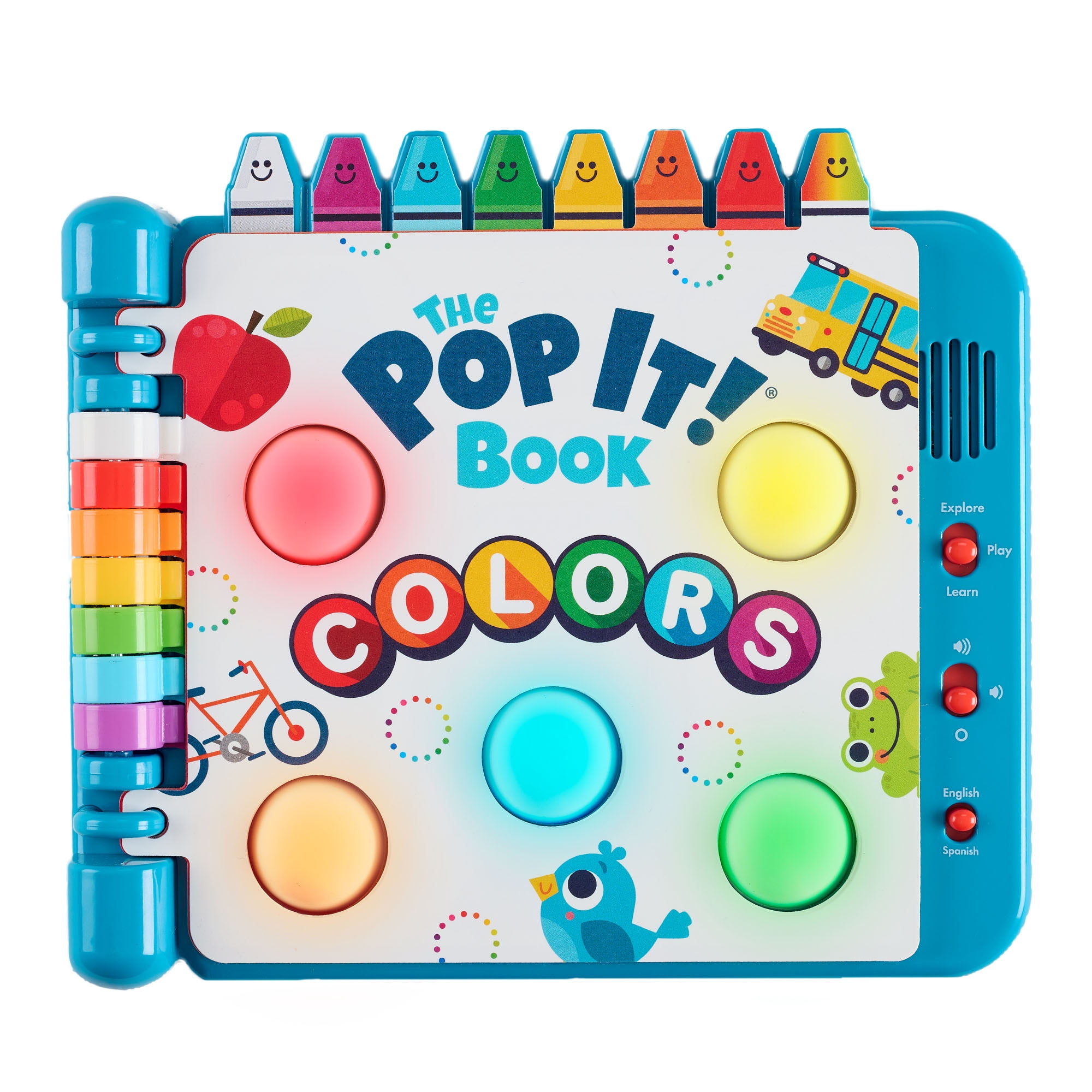 Chuckle & Roar The Pop It! Learning Book for Children Ages 1-4 and up with 3 Modes of Play by Buffalo Games