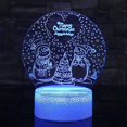 thumbnail image 1 of 3d Unicorn Optical Illusion Night Light With16 Colors Adjustable Timer Remote & Smart Touch For Girls Room Great Gifts, 1 of 4
