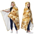 thumbnail image 2 of Funny Popcorn Wearable Blanket Hoodies for Women Men Adults Popcorn Lovers Soft Cozy Food Popcorn Hooded Blankets for Camping Office Decor Birthday Gifts 50X60 Inch, 2 of 5