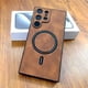thumbnail image 2 of Luxury Deer pictural Leather For Magsafe Wireless Case For Samsung Galaxy S24 S23 S22 S21 Ultra Plus FE Note 20 S23FE Full Cover, 2 of 5