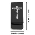 thumbnail image 2 of Stainless Steel Religious Cross Crucifix Classic Slim Money Clip Credit Card Holder, 2 of 2