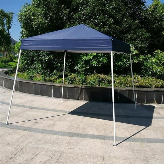 10 x 10 ft. Outdoor EZ Pop Up Tent Gazebo Canopy with Carry Bag - Blue