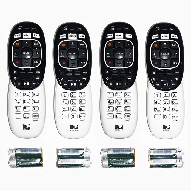 Paquete de 4 - Control remoto IR/RF de DIRECTV RC73 DIRECTV Remoto