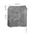 thumbnail image 2 of Unique Bargains Oxford Cloth Air Conditioner Cover 24x24x30 Inches Waterproof Grey, 2 of 5