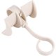 thumbnail image 2 of Percha de bolsa de almacenamiento giratoria, percha de plástico para ropa, organizador de abrigos, corbatas, batas, beige, 2 of 5