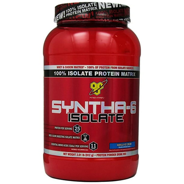 Bsn Syntha 6 Isolate Vanilla 2 01 Lb Walmart Com Walmart Com