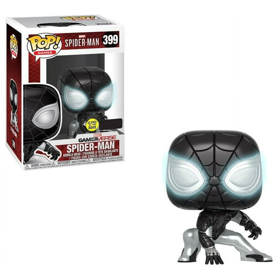 Marvel Gamerverse Funko POP! Games Spider-Man Vinyl Bobble Head [Negative Suit, Glow-in-the-Dark]