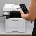 thumbnail image 4 of Impresora multifunción láser monocromática empresarial Brother MFC-L5710DW con conexión inalámbrica, impresión, escaneo y copia a doble cara y compatible con Alexa., 4 of 5