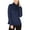 Heather Dress Blue, variant on 32 DEGREES Womens Fleece Quilted Funnel Neck Top,Heather Dress Blue,X-Small