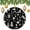 pattern-1, variant on Halloween Chic Themed Black Bats Ceramics Ornaments Rustic Halloween Christmas Tree Ornaments Xmas Tree Decorations Flat Circle Ceramic Ornament Holiday Present